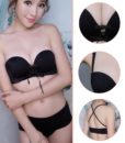 Sexy Women Invisible Bra Seamless Backless Removable Shoulder Strap Stretch Bra Push Up Underwear Female Bra New 2