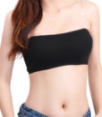 LNRRABC One Size Sexy Women Tube Tops Bandeau Thin Safety Crop Top Bra Underwear Anti Emptied Tank Top Strapless Stretch 1