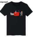 17 best friends t shirt harajuku Youtube Logo Printed tshirts cotton women with 4XL You Tube T-shirts for women Tee Shirt 5