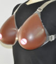 Breast Form Enhancer Reusable Crossdresser Strap Fake Boobs Bust Silicone Bra Transgender Artificial Breast Women Bra 3