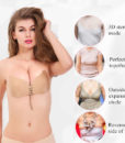 Seamless Invisible Bra Adhesive Silicone Backless Bralette Strapless Push Up Bra Sexy Lingerie Fly Bra Women Underwear 2