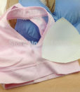 Triangle Bra Cups Foam Pads For Swimwear/bikini/genie bra Breast Lifter Push Up Black Beige White Pads Accessories 3