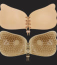Fashion Stick Silicone breast petals bra Pull rope pad breast bra thicken chest women bra Strapless Backless Invisible sexy Bra 4