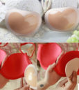 Convenient Women Adhesive Bras Push Up Pads Invisible Bras Petals Strapless Good Sticky Chest Enhancers Look Bigger Skin 5