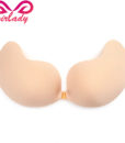 GIRLADY Sexy Breast Petals Invisible Strapless Bra Ladies Adhesive Silicone Bra Black Backless Push Up Bra Women Light Cozy New 3
