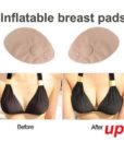 1 Pair Breast Inflatable Breast Chest Pad Pressed Cotton Sexy Bra Pad Push up Chest Lift Comfortable Accessories 8QR-AD1 4