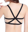 New Fashion Sexy Strapless Tube Tops Modal Solid Criss-Cross Women Crop Tops Bra Camisole With Chest Pad Intimates Free Size 1