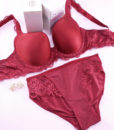 Plus Size Bra Set 3D Air Mesh Breath Underwear Full Cup Minimizer Women Lingerie Lace Intimates Ladies Bra and Panty Set Quality 2