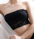 New Girls Soft Bra Women’s Sexy Strapless Crop Top Bra Bandeau Boob Tube Tops Lace Casual Crop Boob Tube Top #c0 2