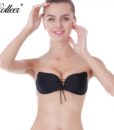 COLLEER Sexy Push Up Bra Silicone Lace Up Bralette Big Size BH soutien gorge Invisible Strapless Bras for Women soutien gorge 1