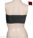 Sexy Black Latex Tube Top Bra Rubber bust Lingerie Gummi bikini Open breasts underclothes crop top bustier breast plus size XXXL 4