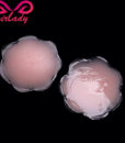GIRLADY 2 Pcs/set Silicone Nipple Cover Skin Adhesive Reusable Invisible Sexy Breathable Breast Petals For Transparent Bralettes 5