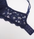 The new sexy lace edge mesh breathable summer burst models girls bra set 4