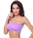 3pcs/lot Women Tube Top Wrapped Chest Plus Size bra Top Seamless double layer bra with pads Free Shipping 3
