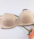 Invisible Bra Women Cotton Padded Contour Smooth Seamless Nude Underwire Push Up Strapless Bras Transparent Straps Brassiere New 4