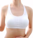 Sexy Women Cotton Hollow Back White Shirt Tube Top Padded Bra Wrap Chest Bra Cropped Clothing 4