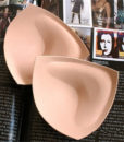Triangle Bra Cups Foam Pads For Swimwear/bikini/genie bra Breast Lifter Push Up Black Beige White Pads Accessories 1