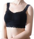 Women Sexy Underwear Prevent Exposed Lace Wrapped Chest Black High Quality Brassiere Bra for Females Bandeau Tube Tops #C5 3