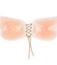 YUFEIDA Women Sexy Invisible Bra Self-Adhesive Strapless Silicone Breast Enhancer Push Up Bra Bralette for Bridal Veil Dress 3