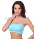 3pcs/lot Women Tube Top Wrapped Chest Plus Size bra Top Seamless double layer bra with pads Free Shipping 4