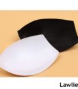 B024 A Pair of Black & White A pair C80/D75 sew in BRA CUPS Pads Push Up Swimwear Dress Corset Soft Foam 5