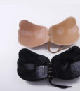 Sexy Strapless Invisible Bra Women Backless Self Adhesive Invisible Bra Push Up Chest Paste Bandage Silicone Solid Bra 5AD41 3