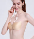 #5505 Women Wings Of The Goddess Instant Breast Lift Invisible Silicone pull the straps with milk stickers Push Up Bra 1