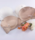 Invisible Bra Women Cotton Padded Contour Smooth Seamless Nude Underwire Push Up Strapless Bras Transparent Straps Brassiere New 1