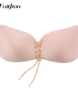 Fulljion New Sexy bra Women Self Adhesive Strapless Bandage Stick Gel Silicone Push Up Invisible Bra seamless Intimates bras 4